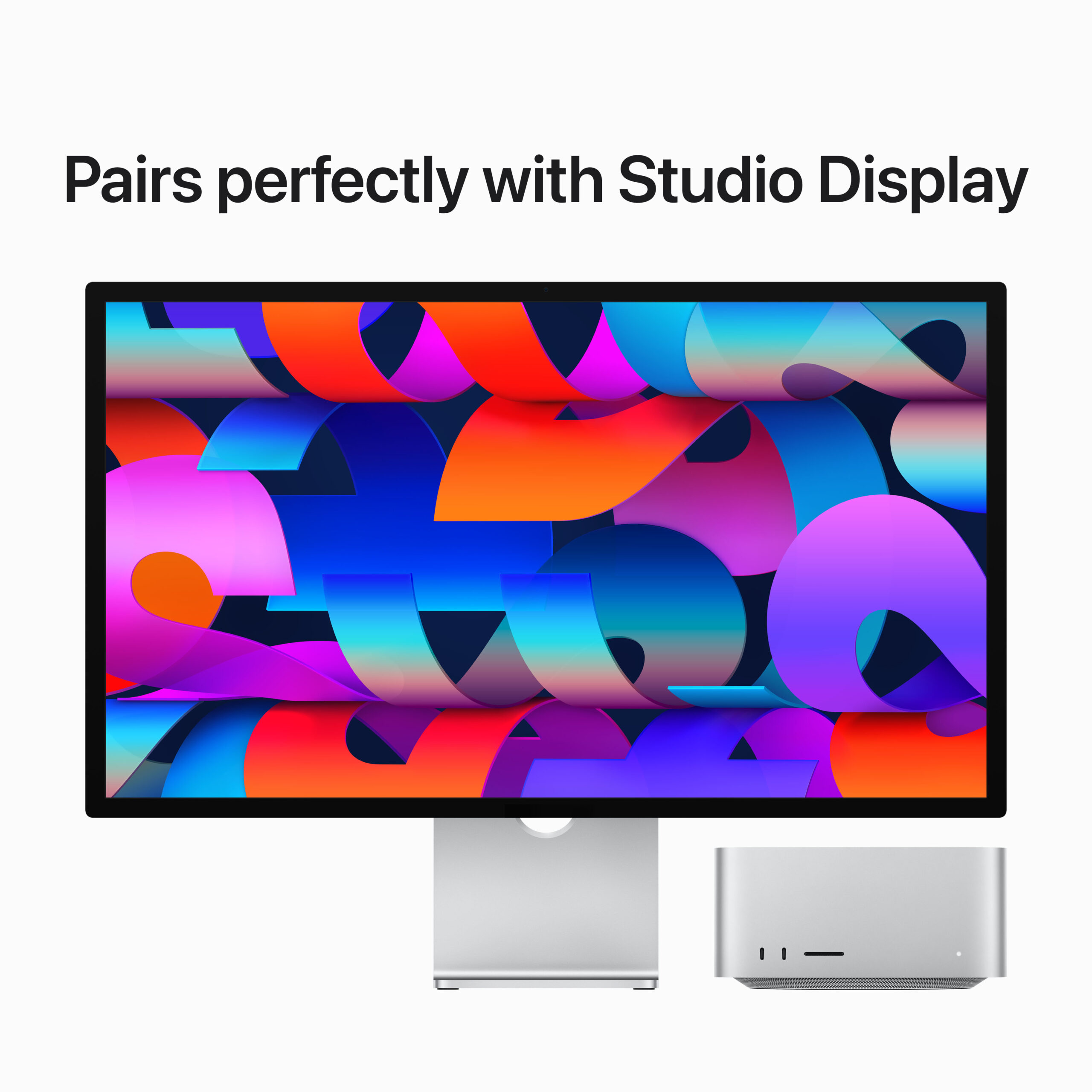 Apple Studio Display with Standard Glass -LCD Monitor-5k-27 inch with tilt-adjustable stand